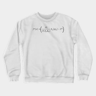 Noether Conserved Current - Quantum Field Theory Crewneck Sweatshirt